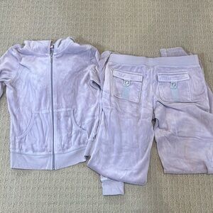 Juicy couture tracksuit lilac light pastel purple velour 2000s